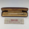 British Vintage Yard O Red Rolled Gold Hexagon Propelled Pencil in Case